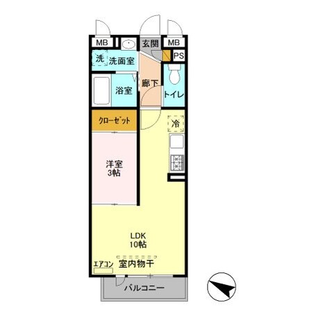 Grandir Nissato(グランディールニッサト)の物件間取画像